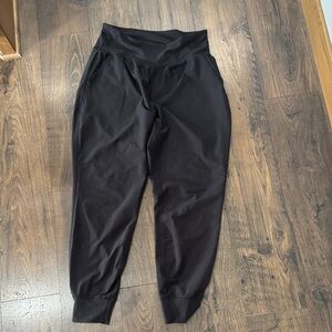 Old Navy Black High-Waisted Joggers XL tall high rise go dry